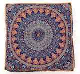 Krati Exports Indian Floor Pillow Cushion Covers in Mandala Design